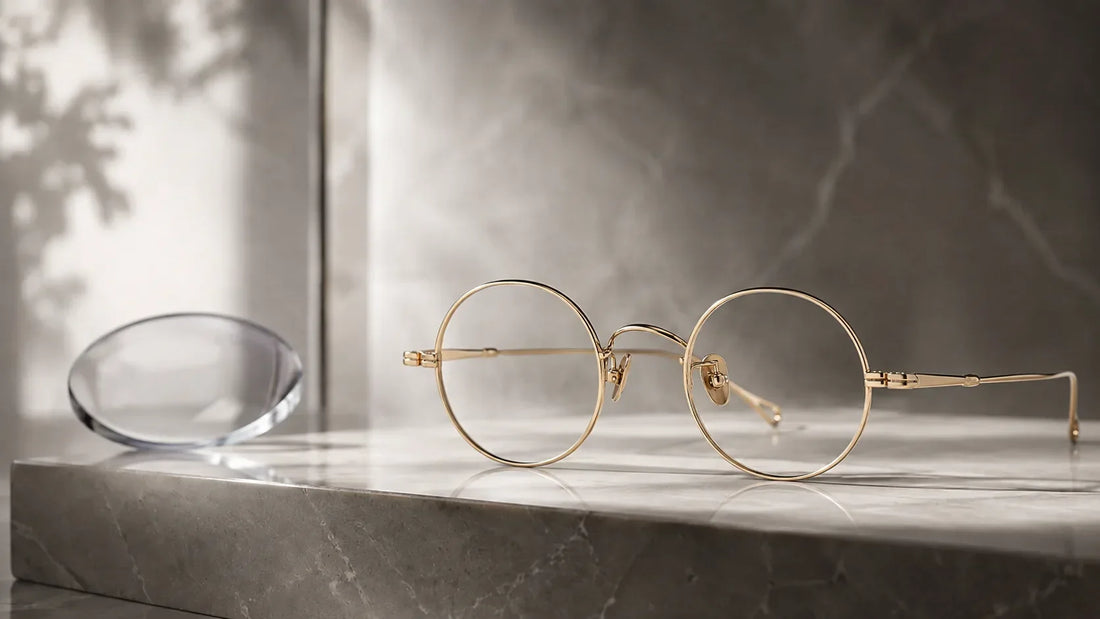 High-index prescription lenses representing 1.67 and 1.74 lens options