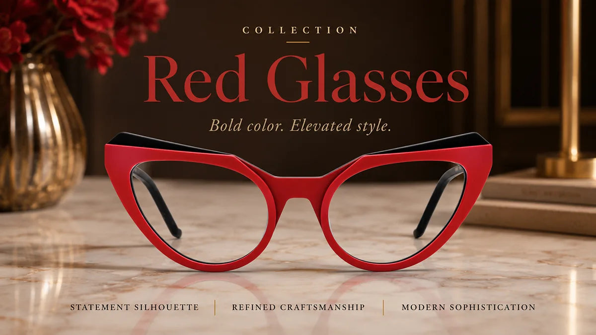Red Glasses & Red Glasses Frames | Olet Optical