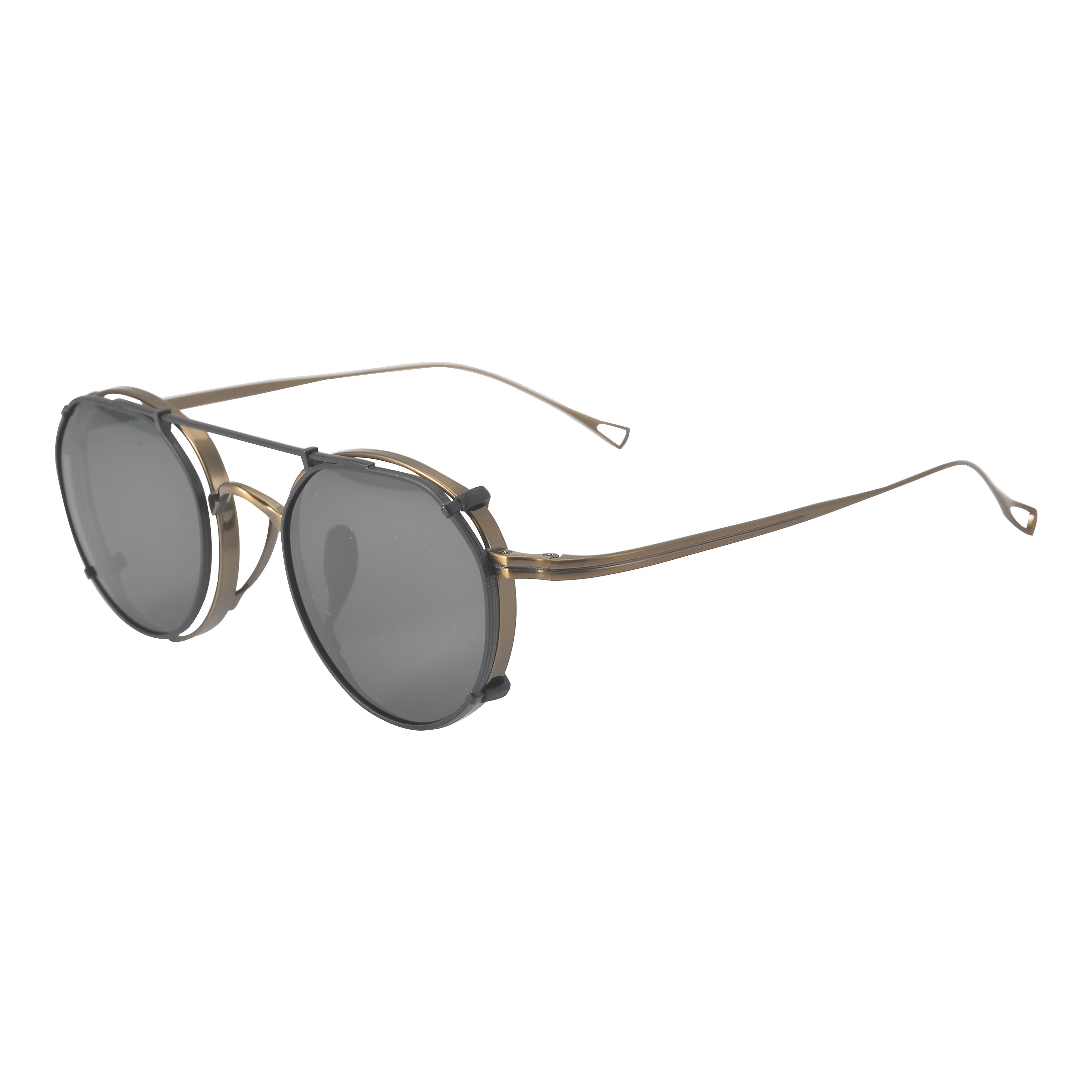 Round Glasses LE0022 – Clip-On Sunglasses Included detail image