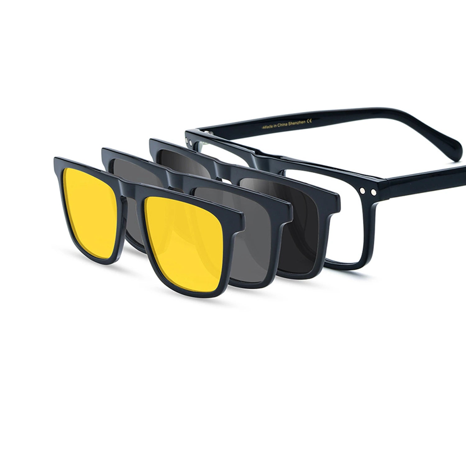 Square Glasses LE0776 - Clip On Sunglasses Included detail image