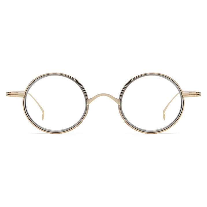 Gold Glasses | Round Glasses LE0371 Front View