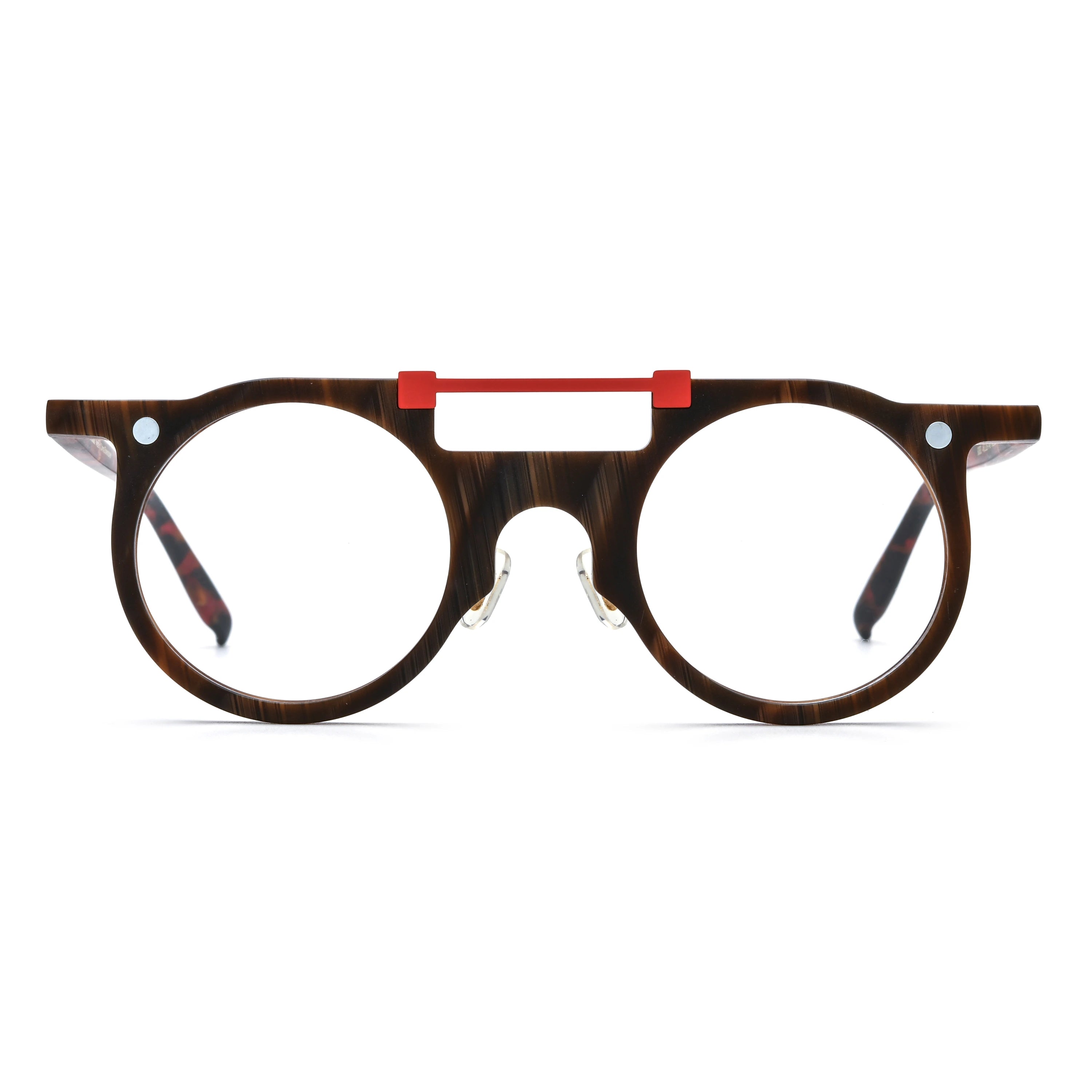 Round Glasses LE0919 - Clip On Sunglasses Included detail image