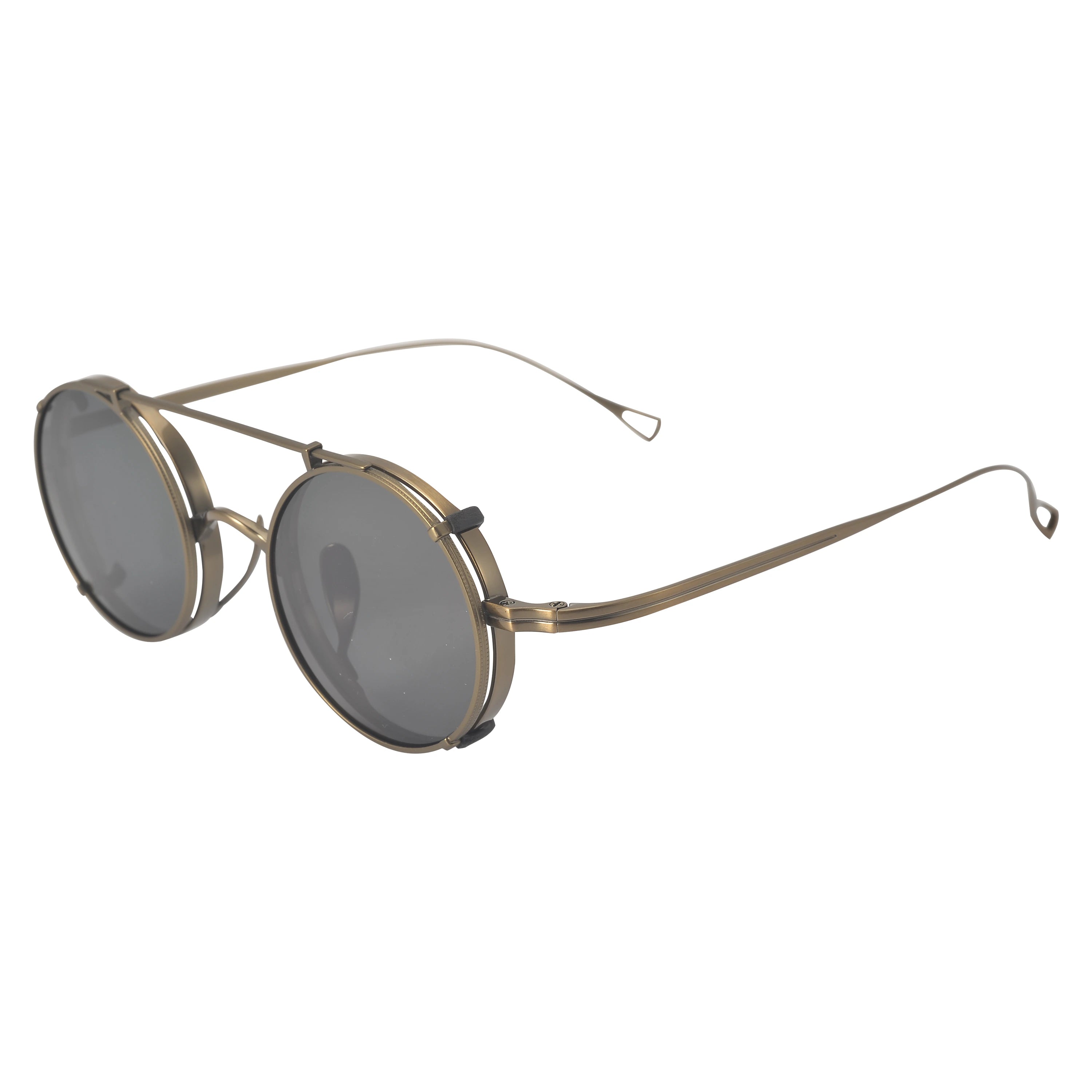 Round Glasses LE1501 – Clip-On Sunglasses Included detail image