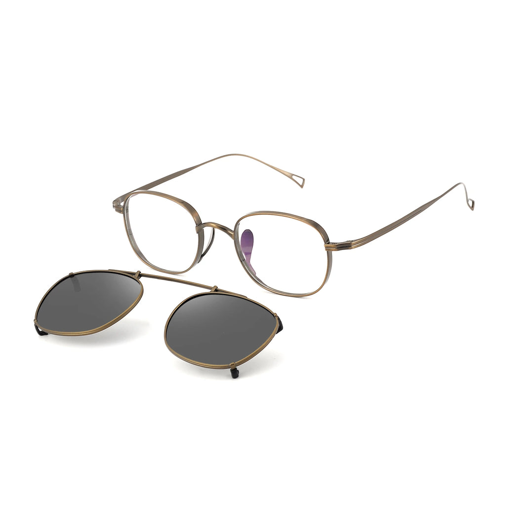 Square Glasses LE1676 – Clip-On Sunglasses Included