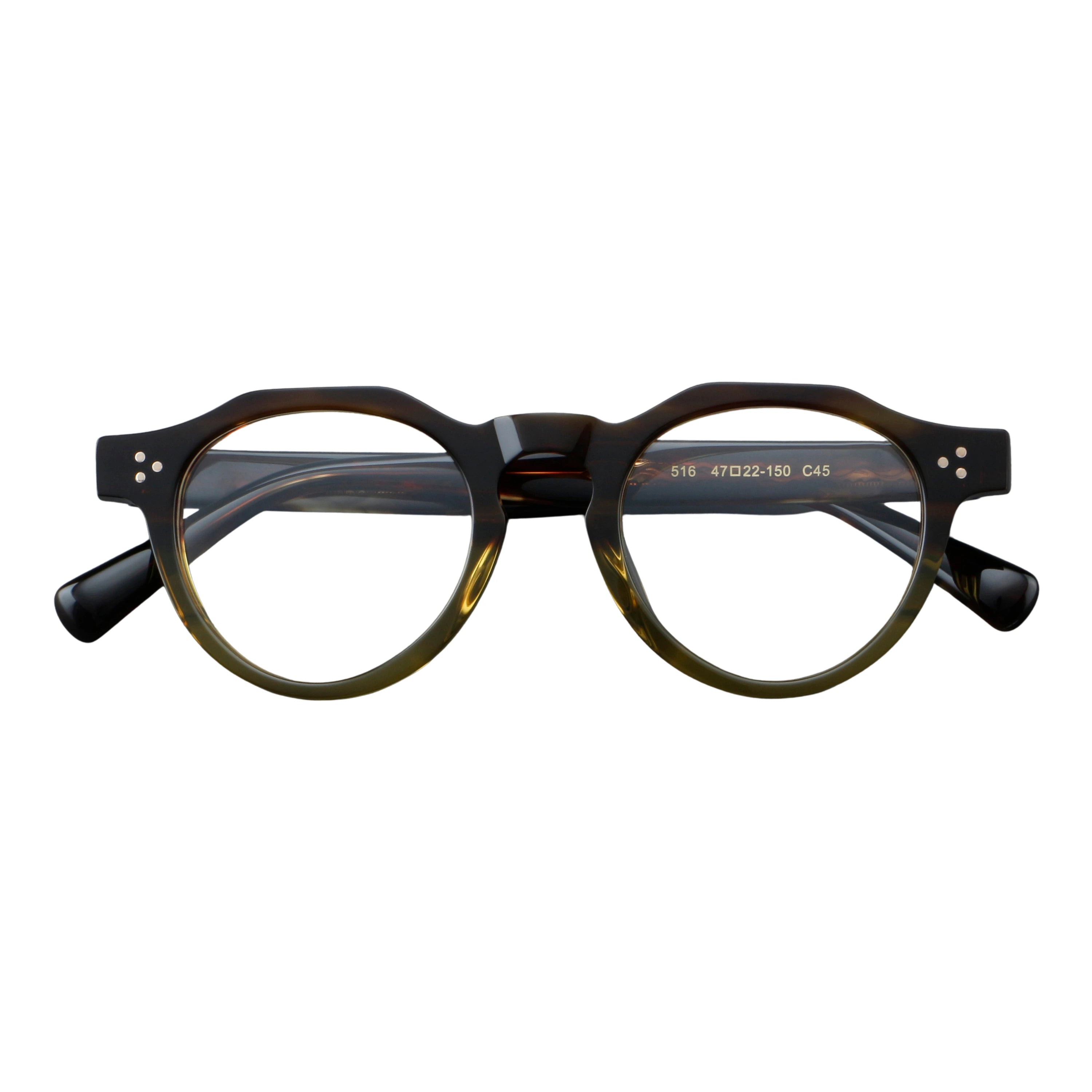 Round Acetate Glasses LE7068 detail image