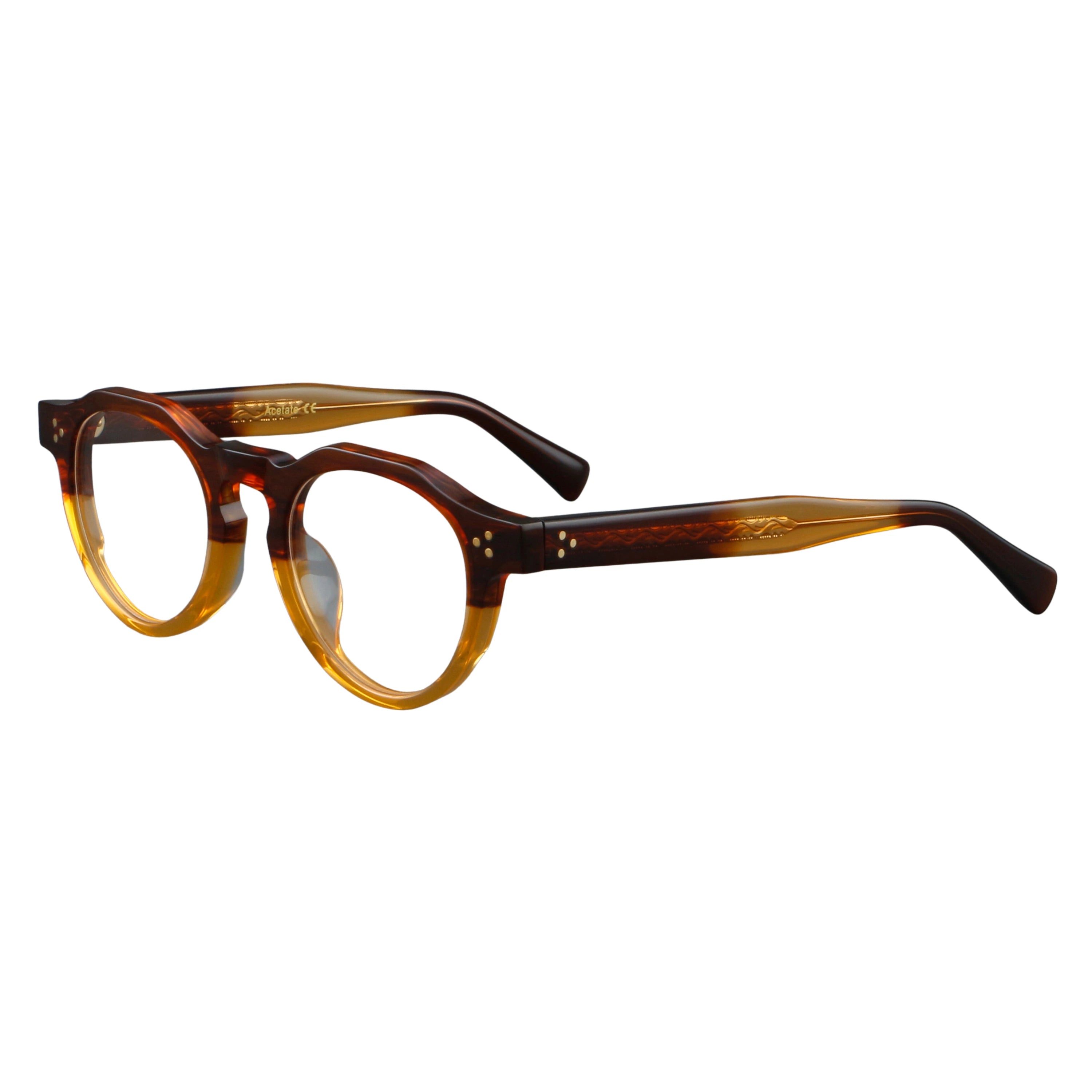 Round Acetate Glasses LE7068 detail image