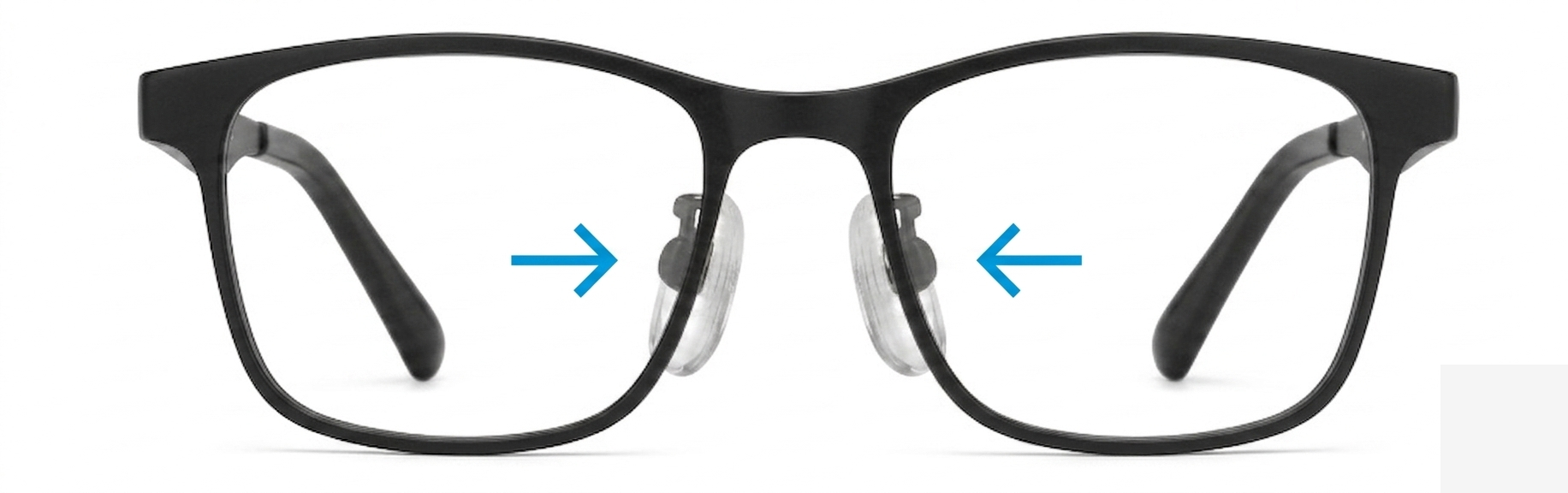 Bridge and nose fit diagram